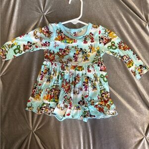 Disney Mickey Christmas Bamboo Bodysuit Twirl - 3-6 Months NWOT